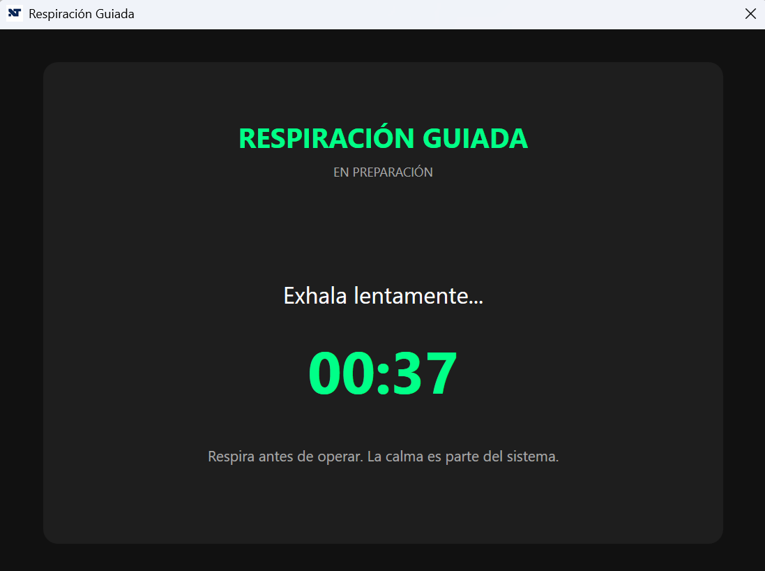 Respiración guiada